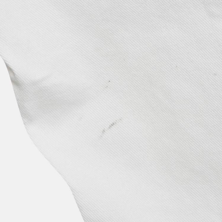 Pre Owned Zadig & Voltaire White Blanc Denim David Crop Jeans M Waist 31.5"