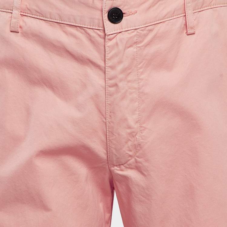 Pre Owned Zadig & Voltaire Pink Cotton Patrick Chino Trousers M