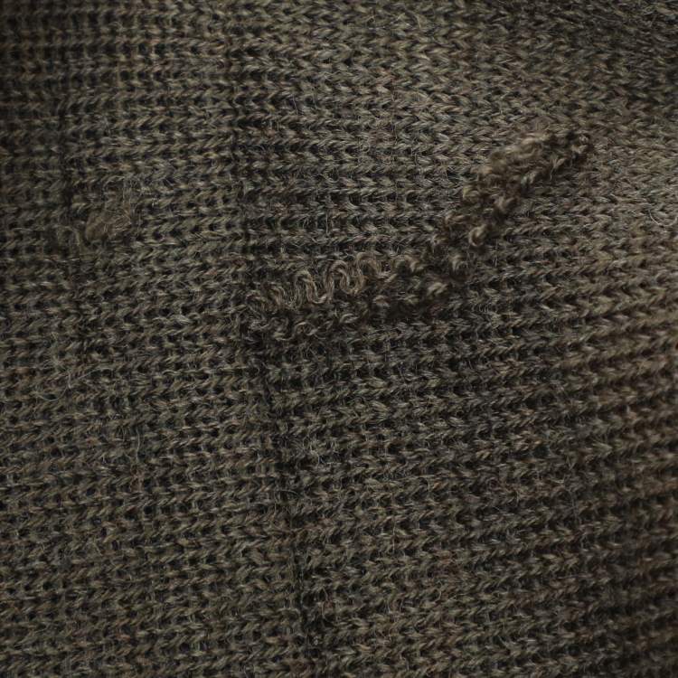 Pre Owned Zadig & Voltaire Olive Green Wool Knit Sweaters M