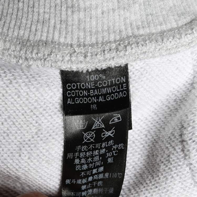 Pre Owned Zegna Sport Grey Mélange Terry Knit Joggers XL