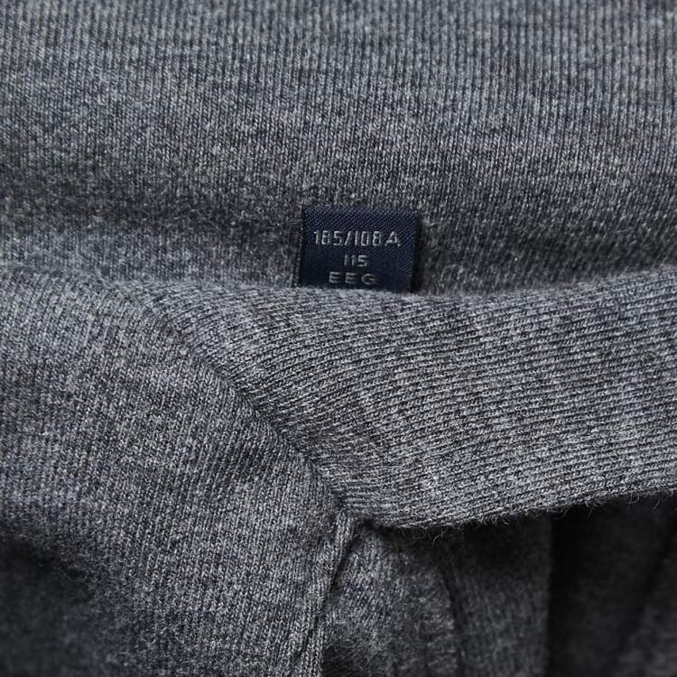 Pre Owned Zegna Sport Grey Cotton Zip-Up Jacket 2XL