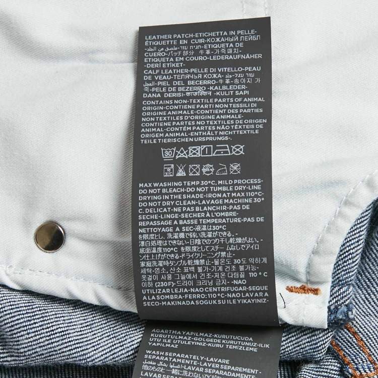 Pre Owned Zegna Blue Denim Regular Fit Jeans S Waist 29"