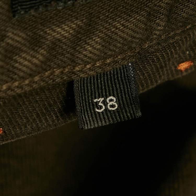 Pre Owned Zegna Brown Denim Classic Fit Jeans XXL/Waist 38"