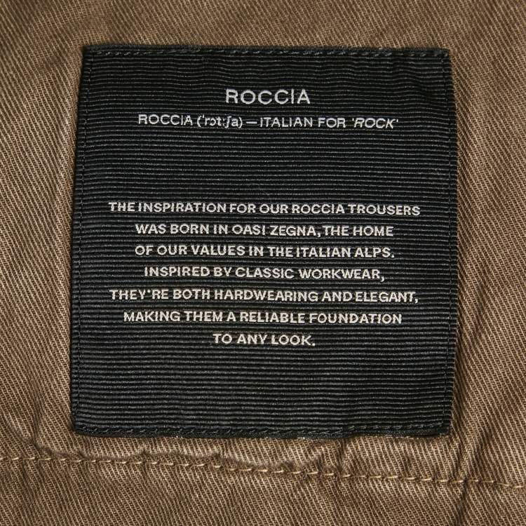 Pre Owned Zegna Brown Denim Classic Fit Jeans XXL/Waist 38"