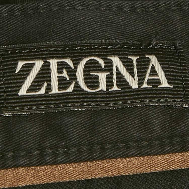 Pre Owned بنطلون جينز زينيا دينم أزرق منتظم مقاس صغير (وسط 29 بوصة)