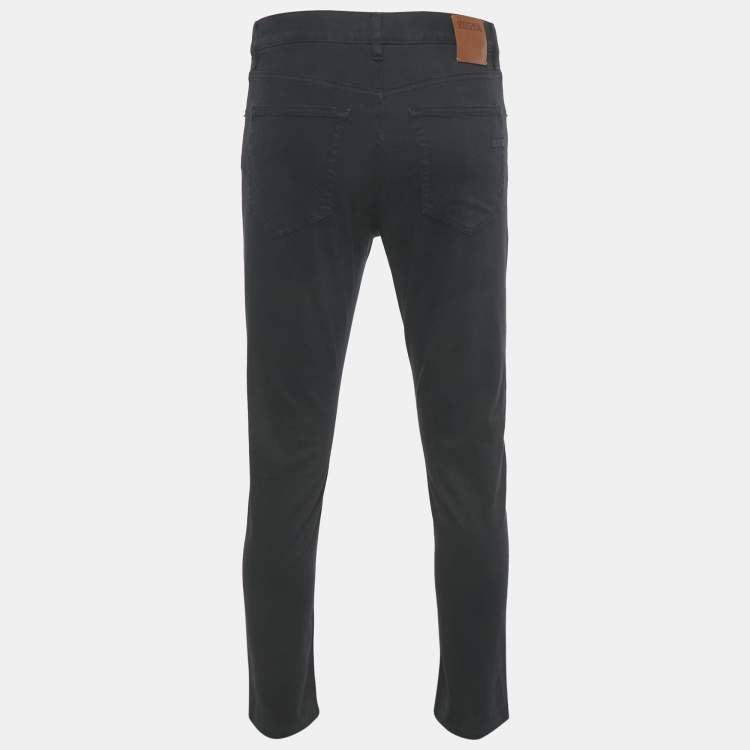 Pre Owned بنطلون جينز زينيا جبرادين بيج كلاسيك لارج (وسط 38 بوصة)