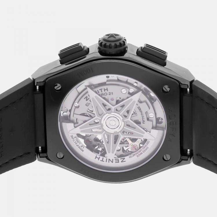Pre Owned Pre-Owned Zenith Defy El Primero 21 49.9000.9004/78.R582 Men's Watch Automatic  44 mm