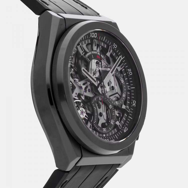 Pre Owned Pre-Owned Zenith Defy El Primero 21 49.9000.9004/78.R582 Men's Watch Automatic  44 mm