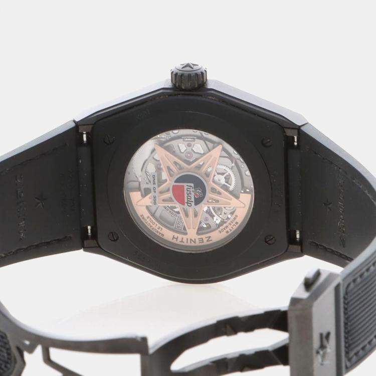 مملوكة مسبقًا Zenith Defy Classic 49.9000.670 Automatic Ceramic Men's Wristwatch 41 mm