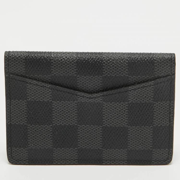 Pre Owned Louis Vuitton Damier Graphite Canvas Pocket Organizer