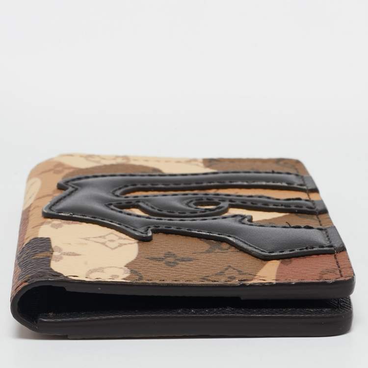 Pre Owned Louis Vuitton x KidSuper Monogram Portrait Canvas Pocket Organizer