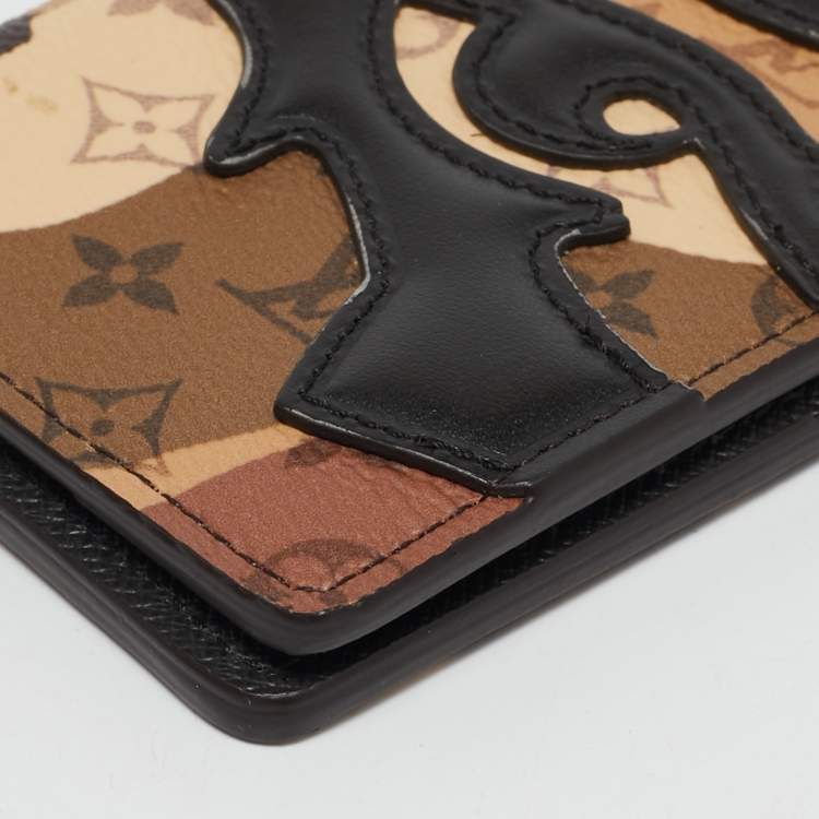 Pre Owned Louis Vuitton x KidSuper Monogram Portrait Canvas Pocket Organizer
