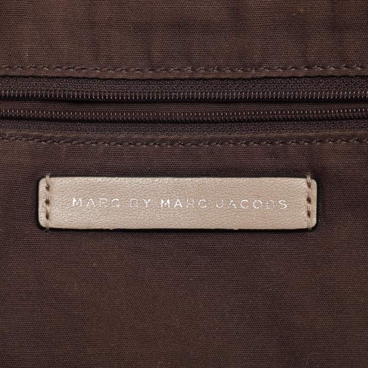 Pre Owned Marc by Marc Jacobs Colorblock Leather Sheltered Island Satchel