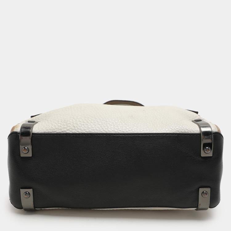 Pre Owned Marc by Marc Jacobs Colorblock Leather Sheltered Island Satchel