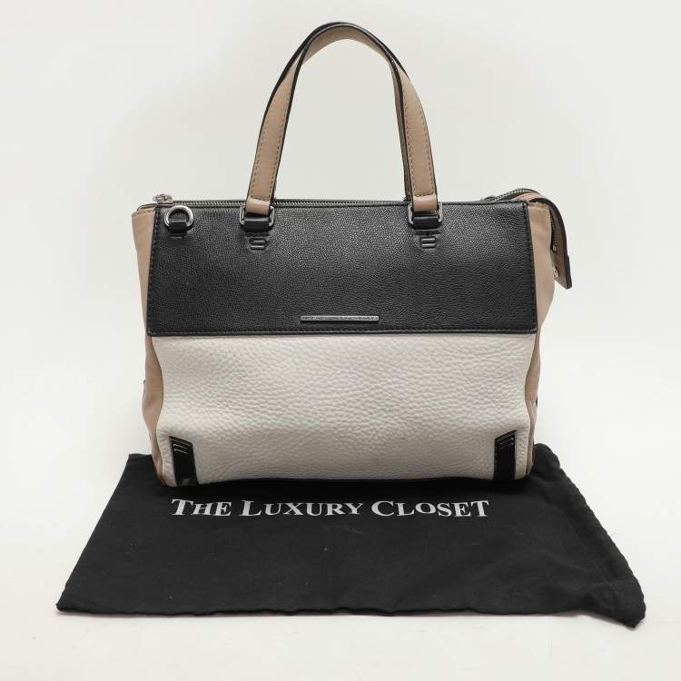 Pre Owned Marc by Marc Jacobs Colorblock Leather Sheltered Island Satchel