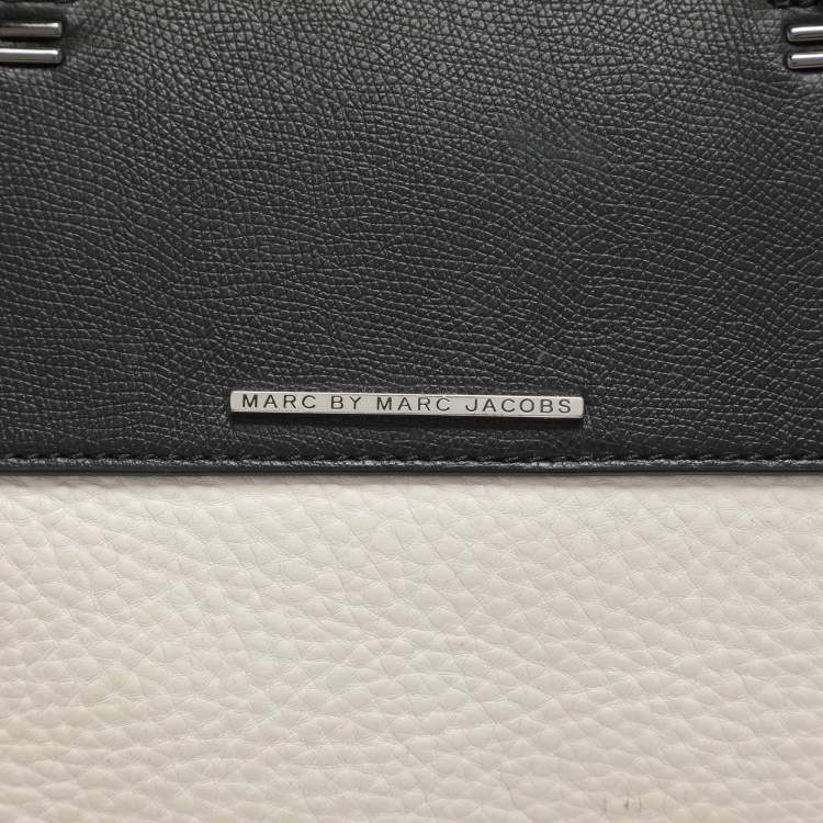 Pre Owned Marc by Marc Jacobs Colorblock Leather Sheltered Island Satchel