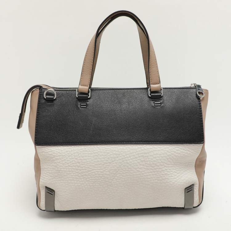 Pre Owned Marc by Marc Jacobs Colorblock Leather Sheltered Island Satchel