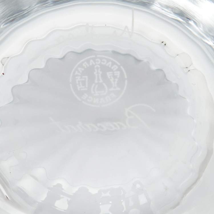 Pre Owned Baccarat Mille Nuts Tumbler Glass Set of 2