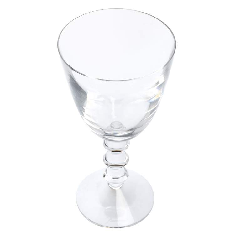 Pre Owned Baccarat Clear Crystal Vega Water/Wine Glass