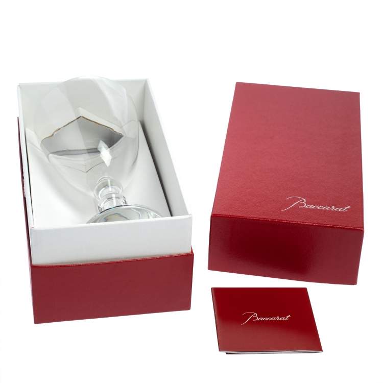 Pre Owned Baccarat Clear Crystal Vega Water/Wine Glass