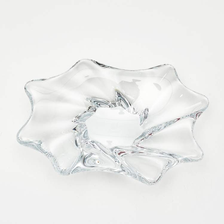 Pre Owned Baccarat Clear Crystal Cadix Ashtray