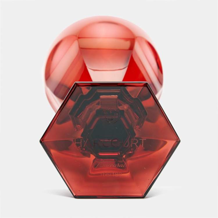 Pre Owned Baccarat Red Harcourt 180 Years Glass
