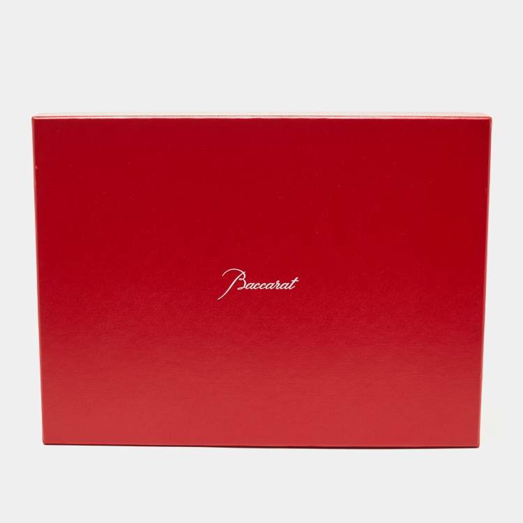 Pre Owned Baccarat Clear Crystal Stella Whisky Glass Set 