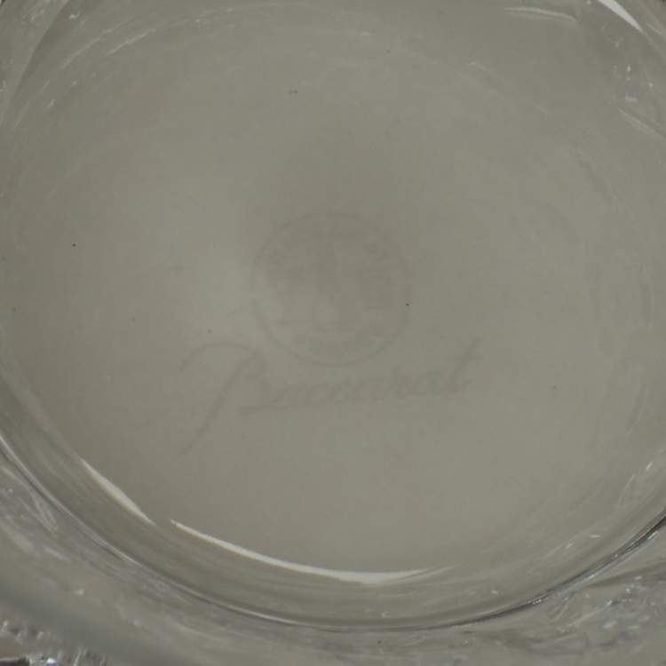 Pre Owned Baccarat Clear Crystal Stella Whisky Glass Set 
