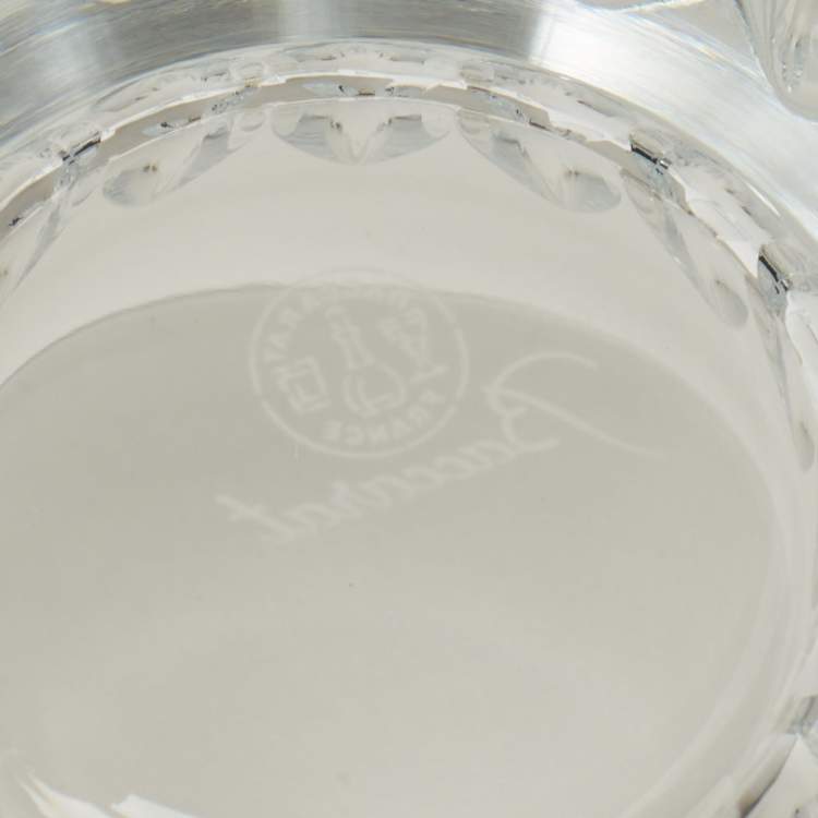 Pre Owned Baccarat Clear Crystal Stella Whisky Glass Set 