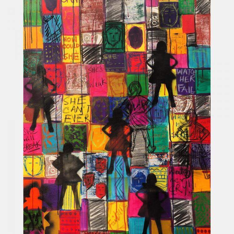 Pre Owned The Fearless One (II) by Batool Jafri, Pakistan, 2020, (100 x 80)