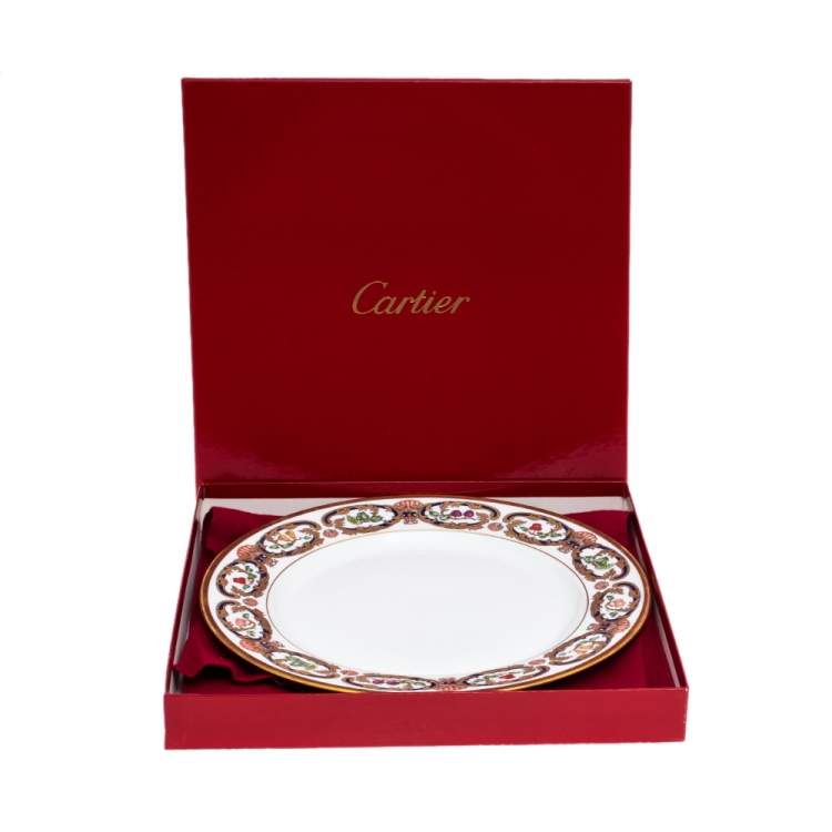 Pre Owned Cartier La Maison Du Prince Service Plate Set