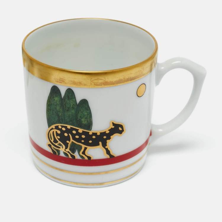 Pre Owned Cartier La Maison de Louis Cartier Limoges Tea Cup and Saucer Set of 6