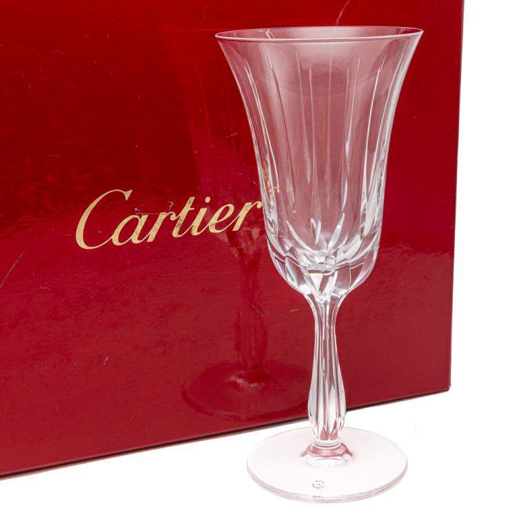 Pre Owned Cartier La Maison Rare Flute Glass Set