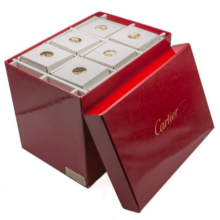 Pre Owned Cartier La Maison Rare Flute Glass Set