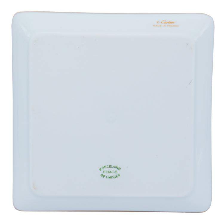 Pre Owned Cartier Trinity Mini Porcelain Tray