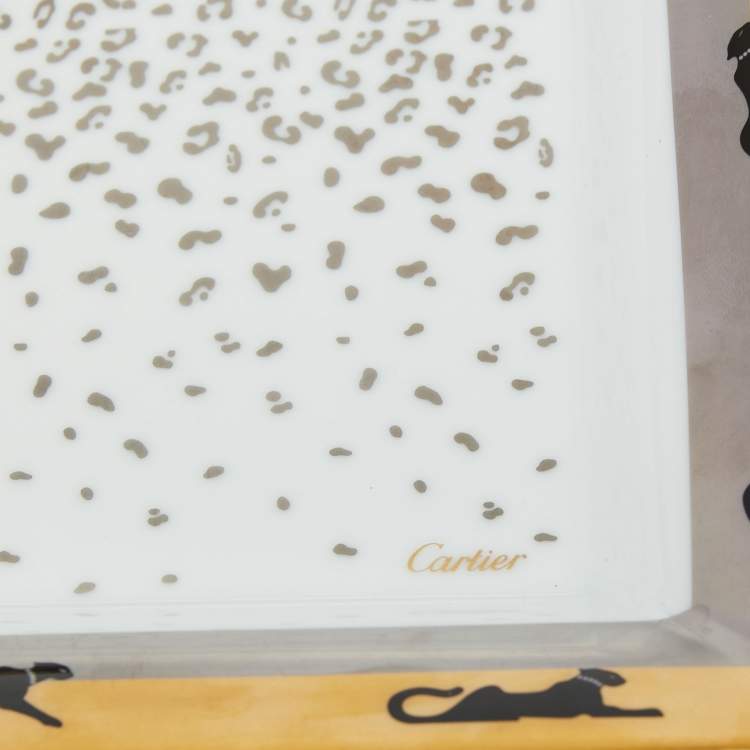 Pre Owned Cartier Panthere Porcelain Trinket Tray