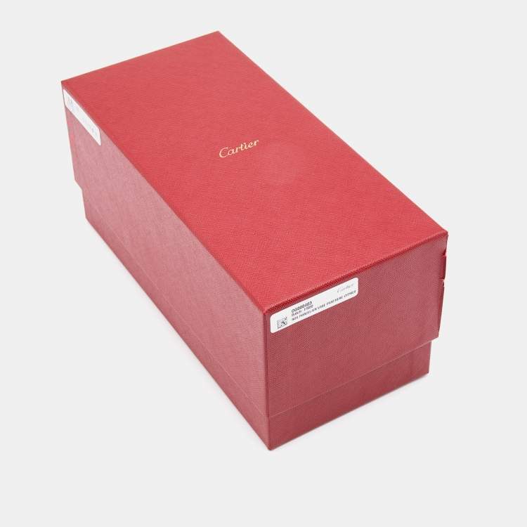 Pre Owned Cartier White Porcelain Panthère de Cartier Vase