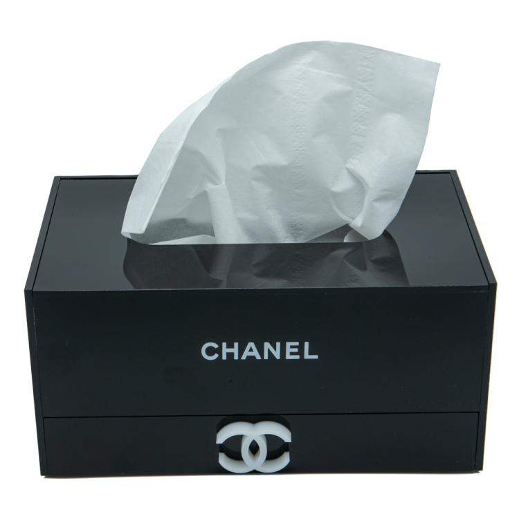 Chanel Black Tissue Box & Organizer Drawer Chanel | TLC