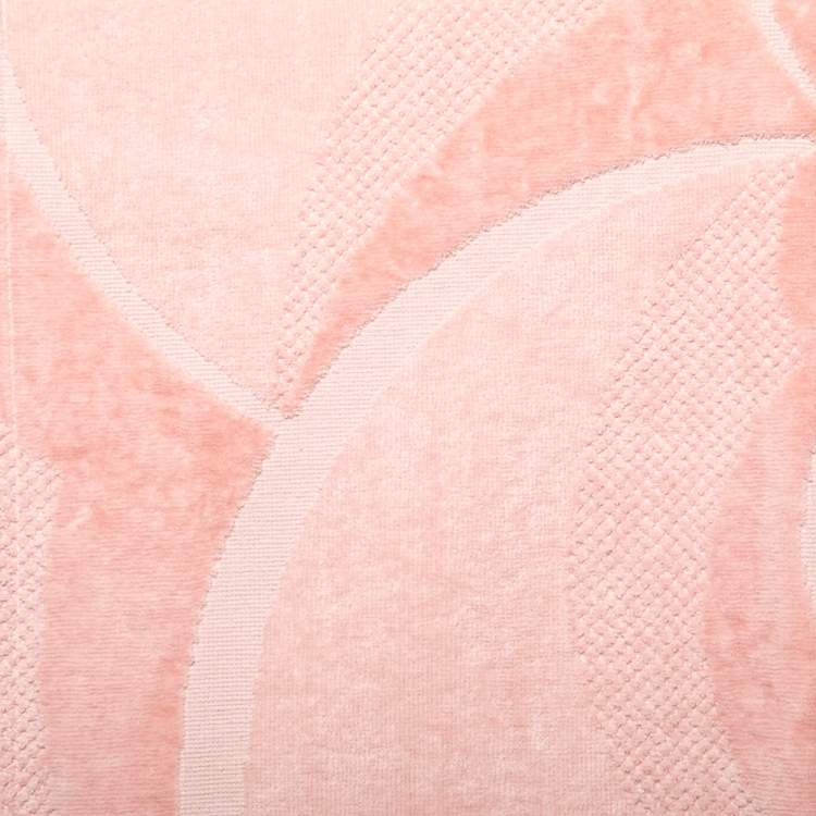 Pre Owned Chanel Pink Camelia CC Logo Beach Cotton Towel 