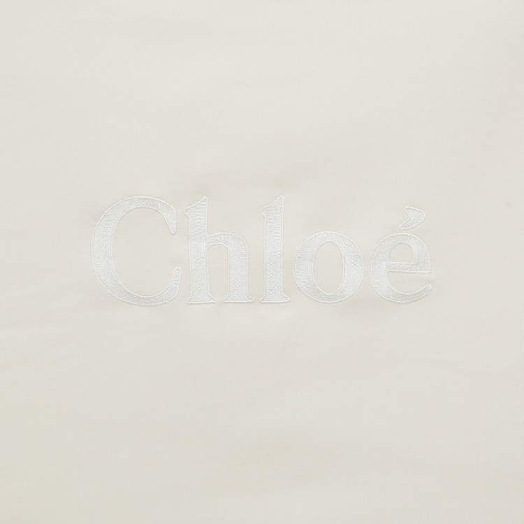 Pre Owned Chloe Pink Floral Print Cotton Baby Blanket