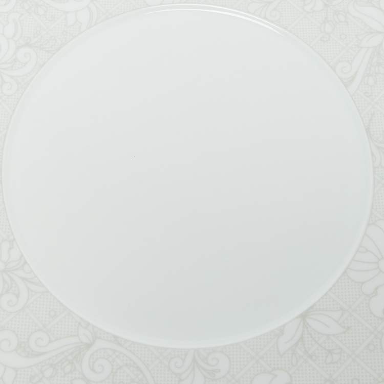Pre Owned Christofle Jardin D'eden Porcelain 6 Plate Set