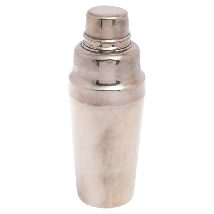Pre Owned Christofle Vintage Silver Plate Cocktail Shaker Set 