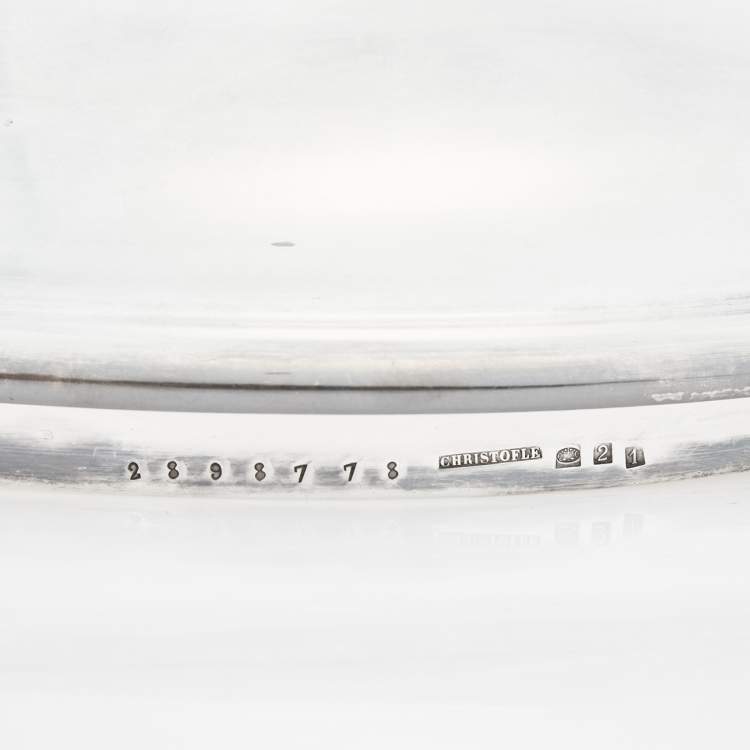 Pre Owned Christofle Vintage Silver Plated Tureen and Underplate Set