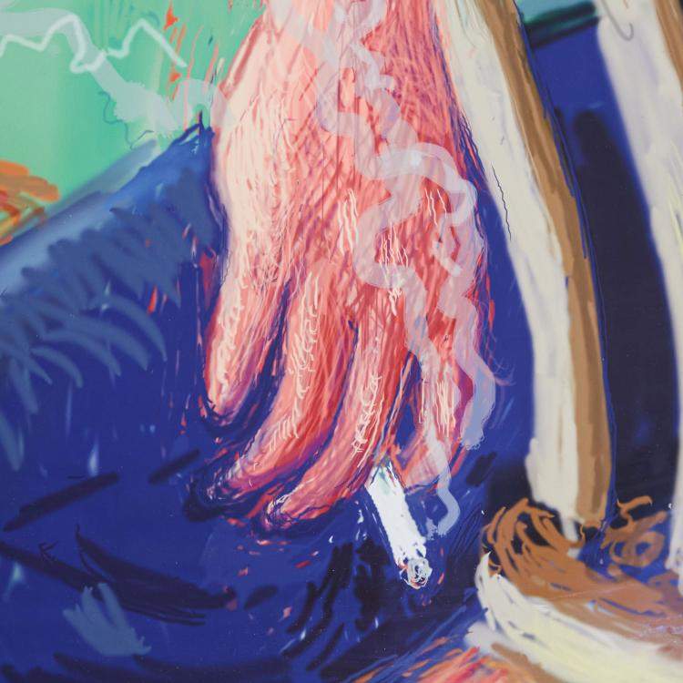 Pre Owned Matelot Kevin Druez 2, by David Hockney, US, 2009 (152.5 x 104)
