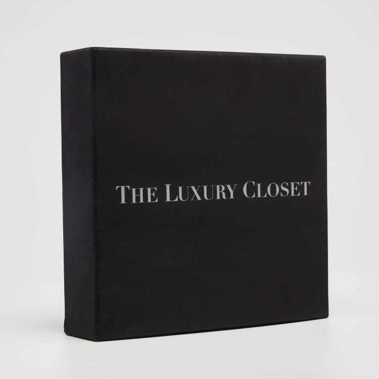 Pre Owned Dior Black Leather and Oblique Canvas Do Not Disturb Tag