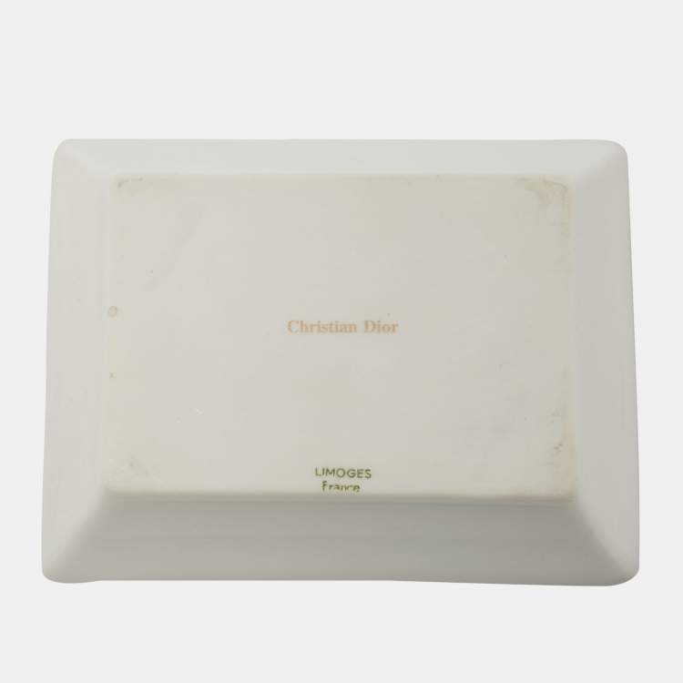 Pre Owned Dior Porcelain Limoges Tray