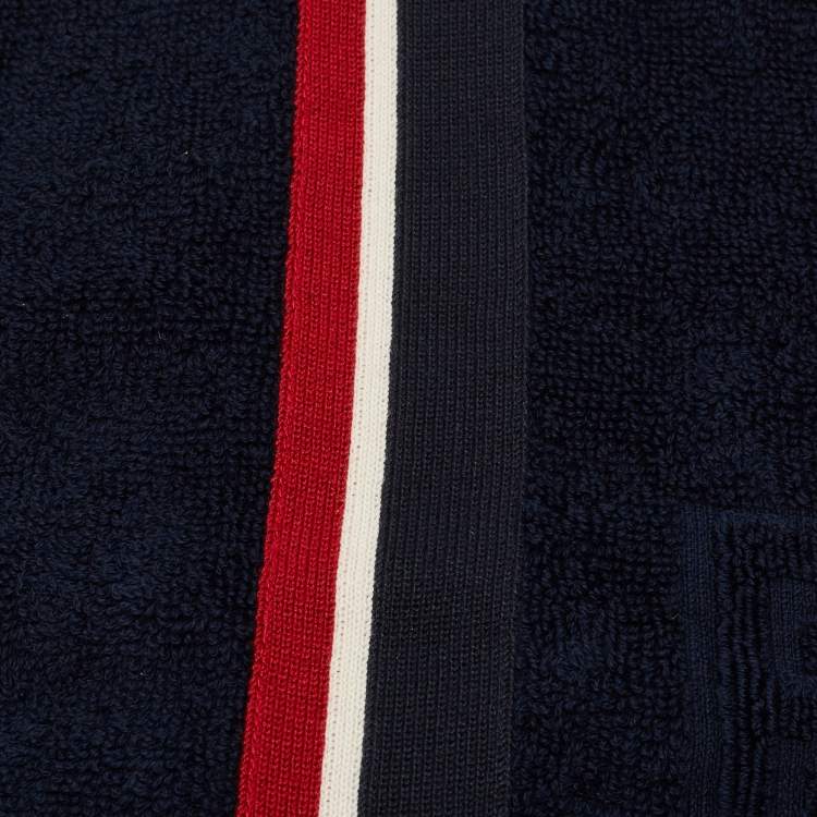 مملوكة مسبقًا Dolce & Gabbana Blue Terry Cotton Towel 