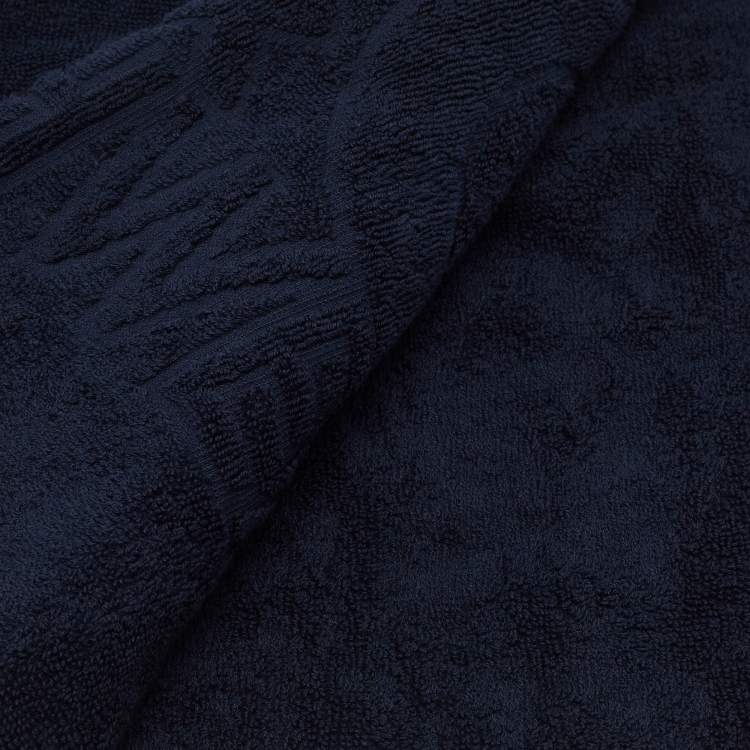 مملوكة مسبقًا Dolce & Gabbana Blue Terry Cotton Towel 