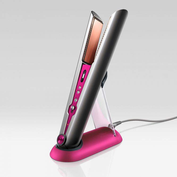 Pre Owned Dyson Corrale™ Straightener With Styling Set, Black Nickel/Fuchsia, Special Gift Edition (Available for UAE Customers Only)