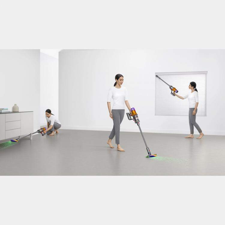 Pre Owned Dyson V12 Detect Slim™ Absolute Cordless Vacuum, Sprayed Yellow/Iron/Nickel (Available for UAE Customers Only)
